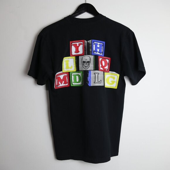 LICENSED ORIGINAL Bad Bunny YHLQMDLG Blocks Tour Concert Shirt Merch Black SM - Picture 5 of 5